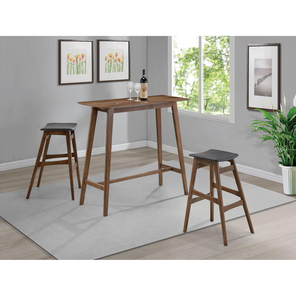 Coaster Furniture Pub Height Dining Table with Trestle Base 101436 IMAGE 1