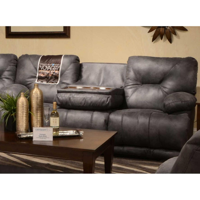 Catnapper Voyager Reclining Leather Look Fabric Sofa 43845 1228-53/3028-53 IMAGE 7
