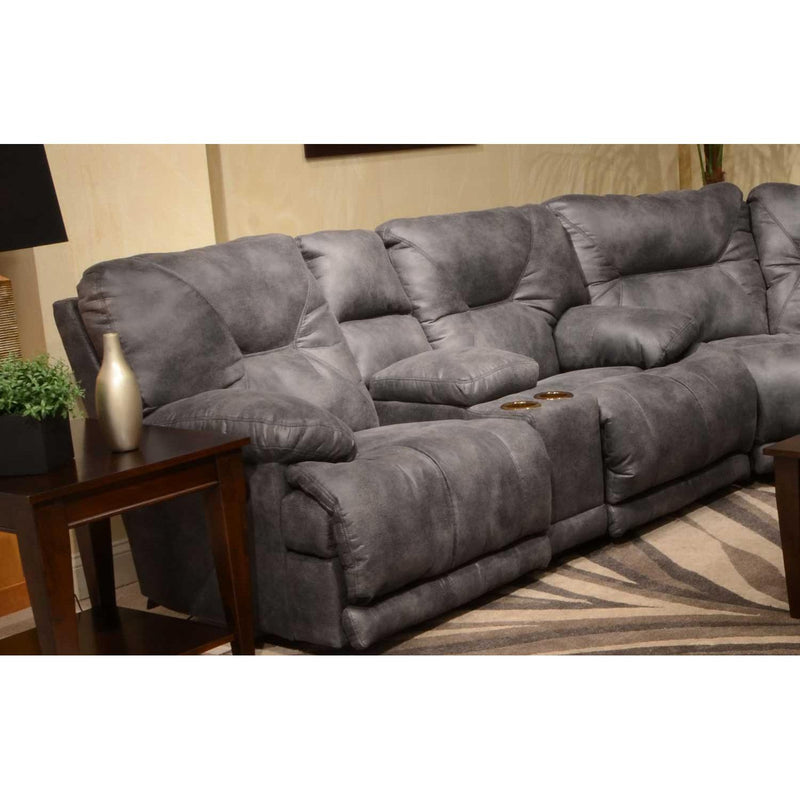 Catnapper Voyager Power Reclining Leather Look Fabric Loveseat 64389 1228-53/3028-53 IMAGE 6
