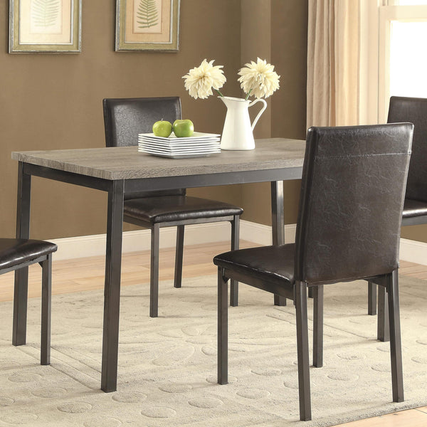 Coaster Furniture Garza Dining Table with Stone Top 100611 IMAGE 1
