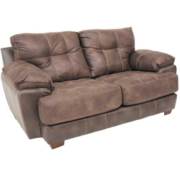 Jackson Furniture Drummond Stationary Leather Look Fabric Loveseat 4296-02 1152-89/1300-89 IMAGE 1