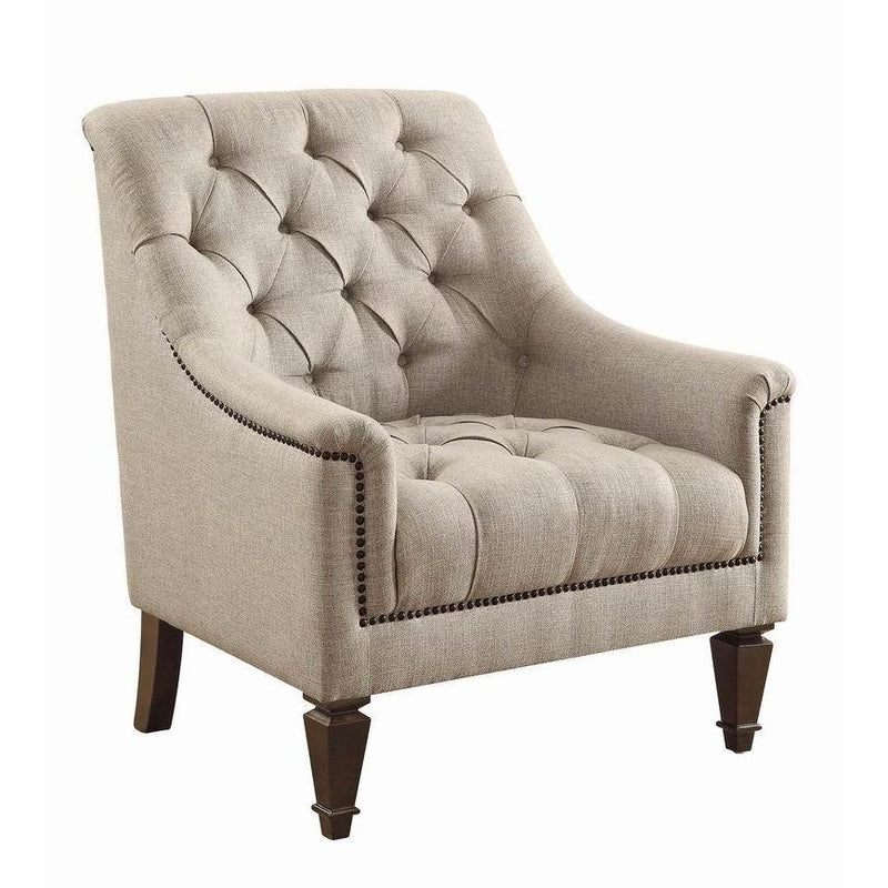 Coaster Furniture Avonlea Stationary Fabric Chair 505643 IMAGE 2