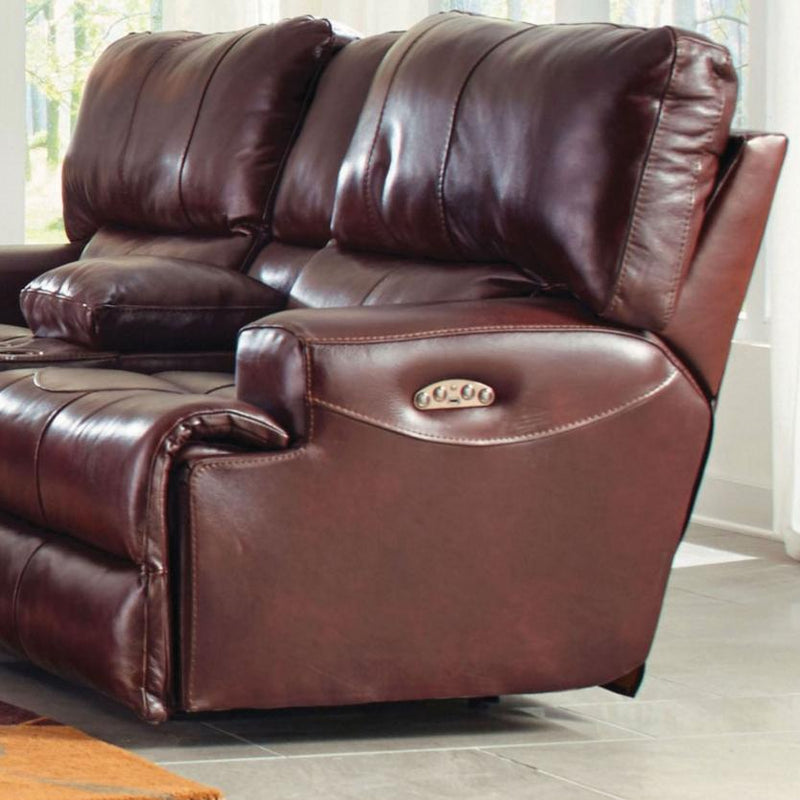 Catnapper Wembley Reclining Leather Loveseat 4589 1283-19/3083-19 IMAGE 2