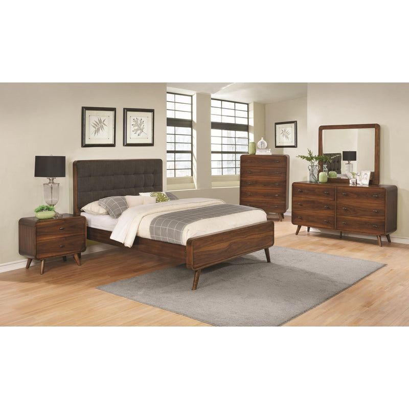 Coaster Furniture Robyn California King Upholstered Panel Bed 205131KW IMAGE 2
