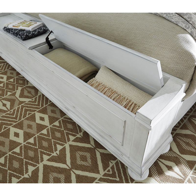 Benchcraft Kanwyn King Upholstered Panel Bed with Storage B777-158/B777-56S/B777-97 IMAGE 6