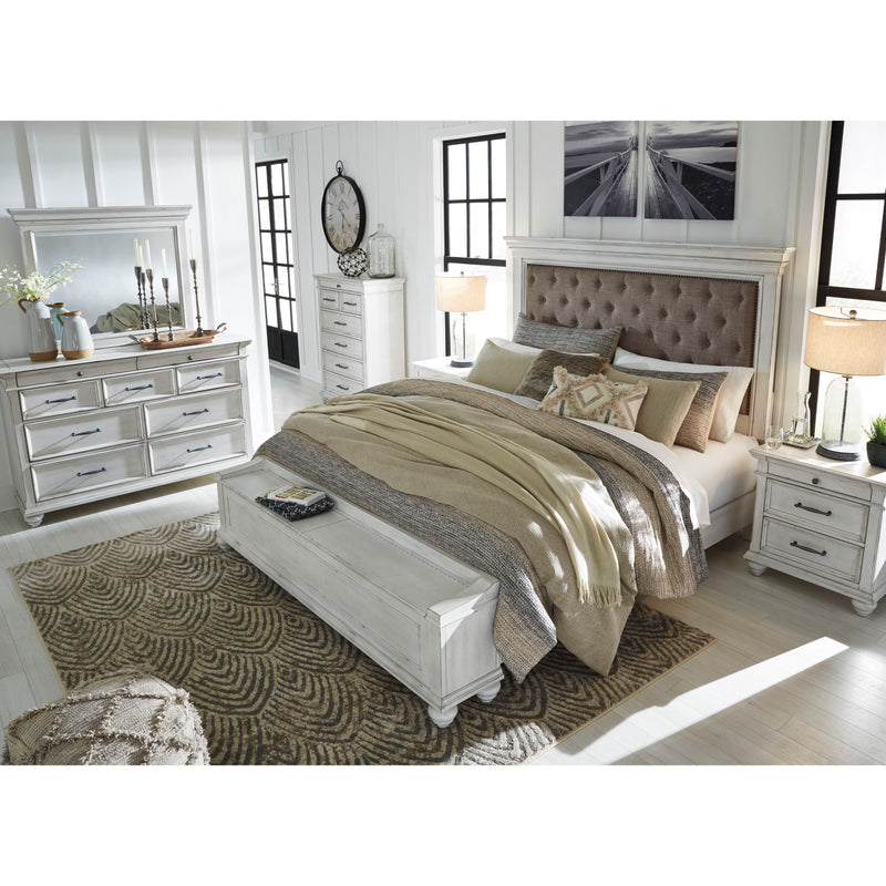Benchcraft Kanwyn King Upholstered Panel Bed with Storage B777-158/B777-56S/B777-97 IMAGE 8
