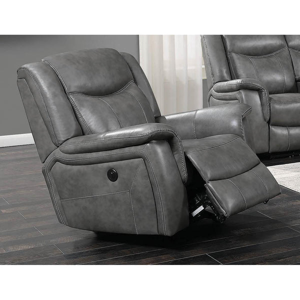 Coaster Furniture Conrad Glider Leatherette Recliner with Wall Recline 650356 IMAGE 1