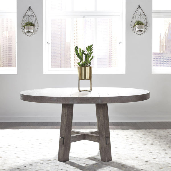 Liberty Furniture Industries Inc. RoundModern Farmhouse Dining Table with Pedestal Base 406-DR-ROS IMAGE 1