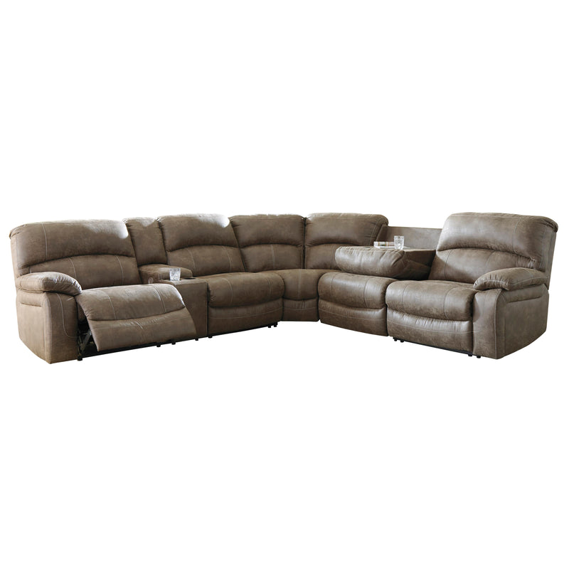 Benchcraft Segburg Power Reclining Leather Look Sectional 3430359/3430377/3430354/3430362 IMAGE 2