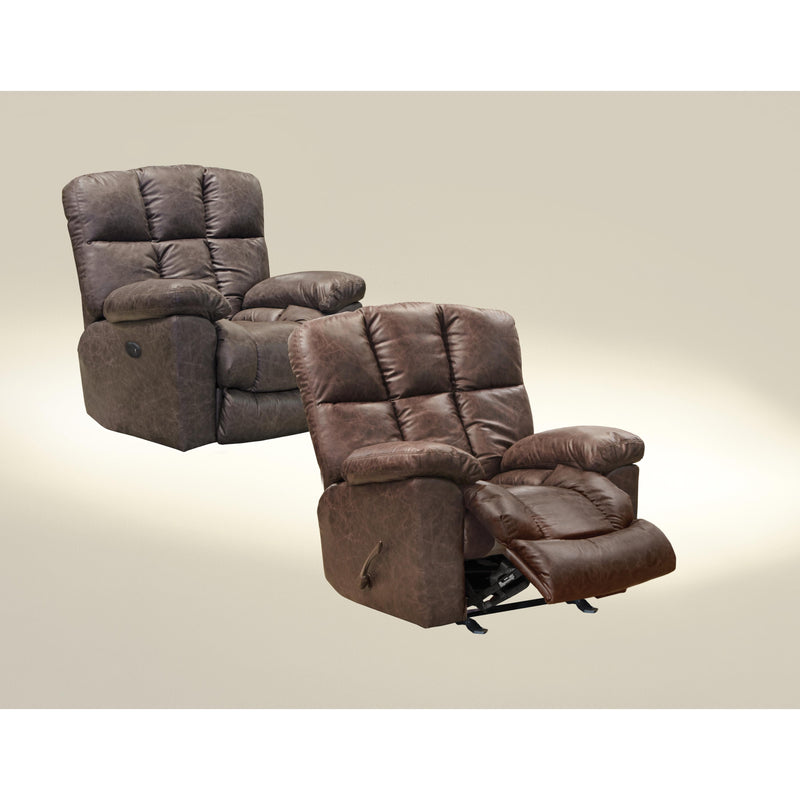 Catnapper Mayfield Glider Faux Leather Recliner with Wall Recline 4784-6 1307-29 IMAGE 2