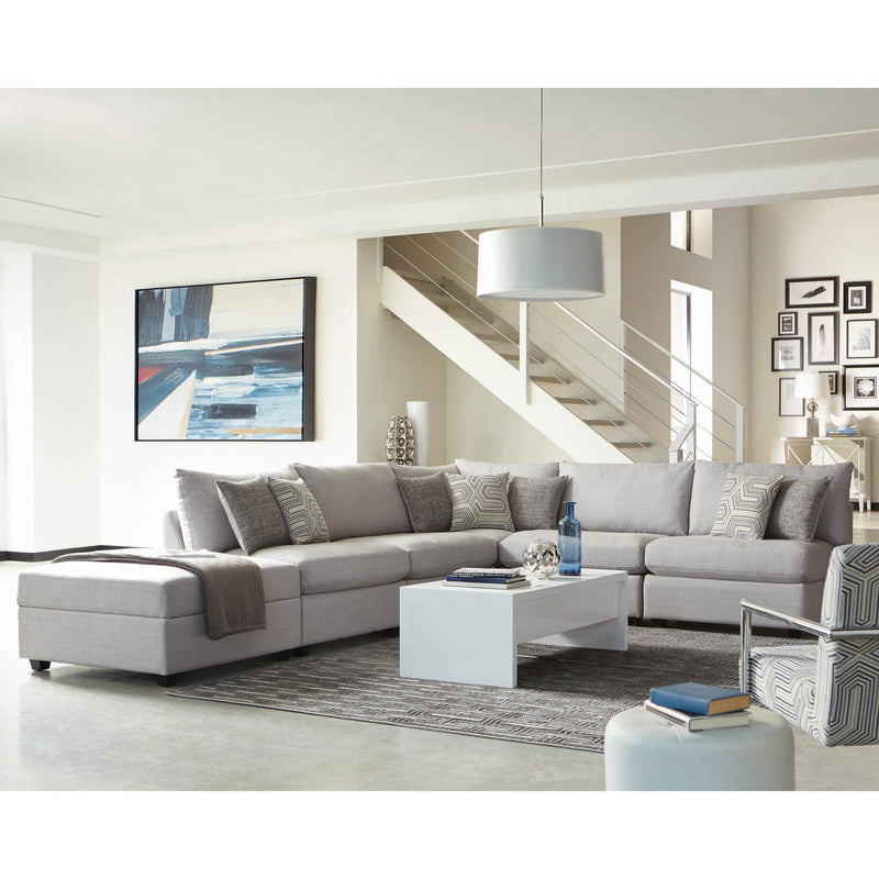Coaster Furniture Cambria Fabric 6 pc Sectional 551513/551511/551511/551512/551511/551511 IMAGE 1
