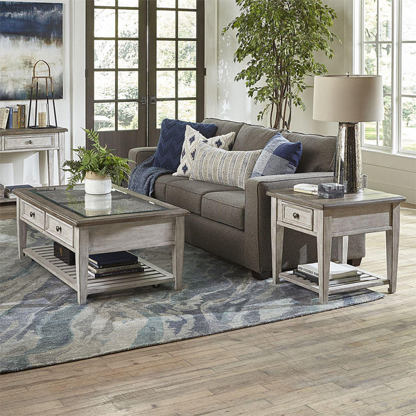 Liberty Furniture Industries Inc. Heartland Occasional Table Set 824-OT-3PCS IMAGE 1