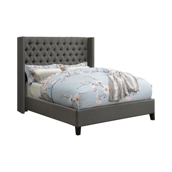 Coaster Furniture Bancroft King Upholstered Platform Bed 301405KE IMAGE 1