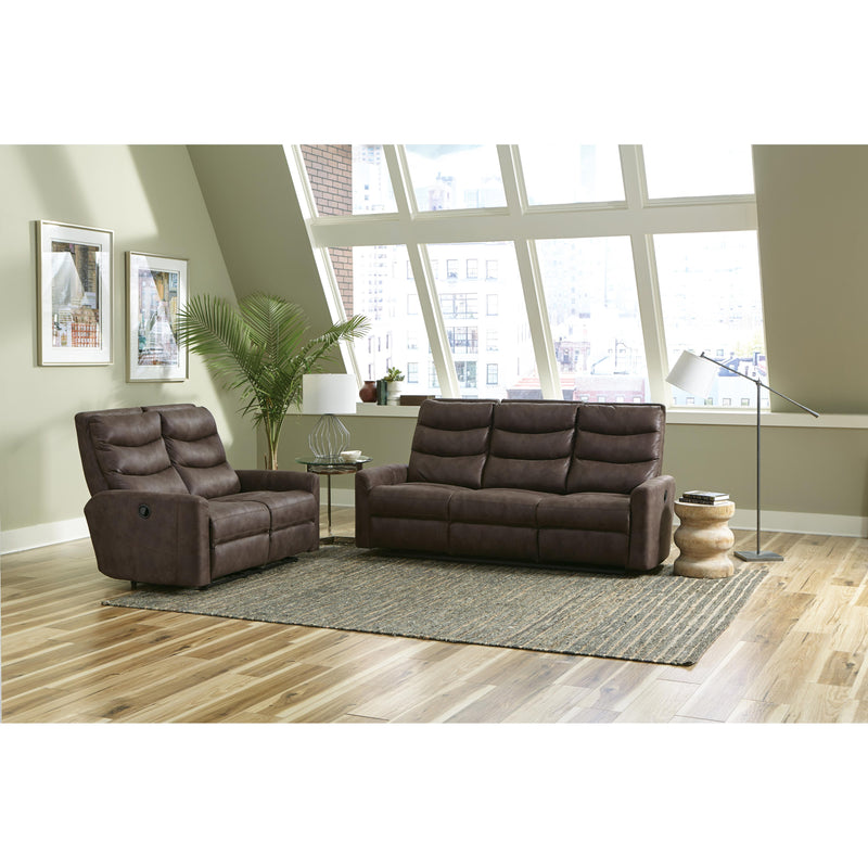 Catnapper Gill Reclining Leather Look Sofa 2641 1309-09 IMAGE 3