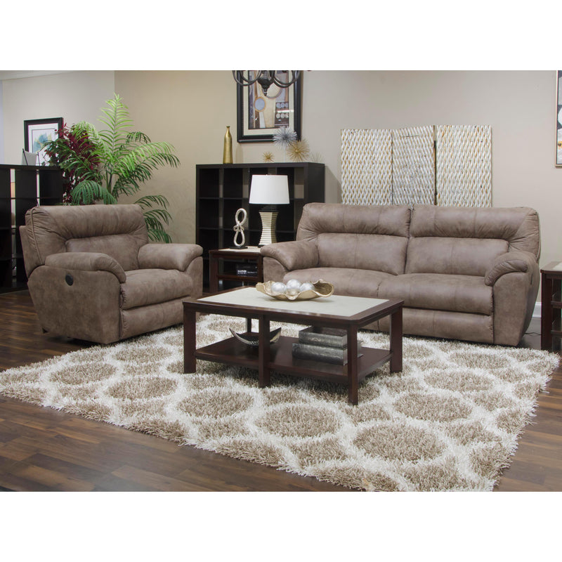 Catnapper Hollins Power Reclining Leather Look Loveseat 62652 1429-49 IMAGE 3
