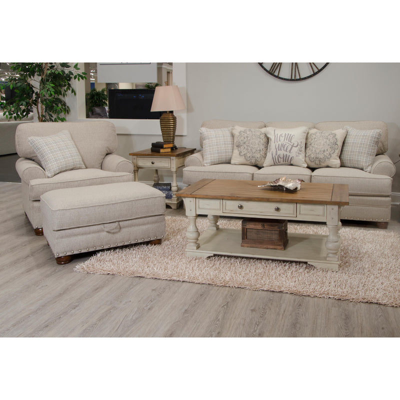 Jackson Furniture Farmington Stationary Fabric Sofa 4283-03 1561-46/2430-38 IMAGE 4