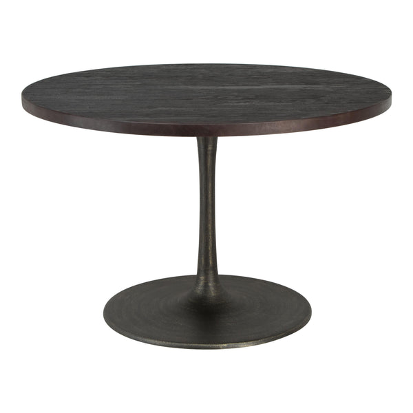 Zuo Round Seattle Dining Table with Pedestal Base 101844 IMAGE 1