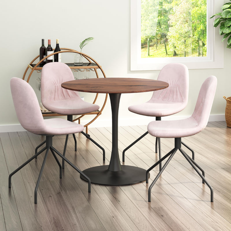 Zuo Round Opus Dining Table with Pedestal Base 101567 IMAGE 8