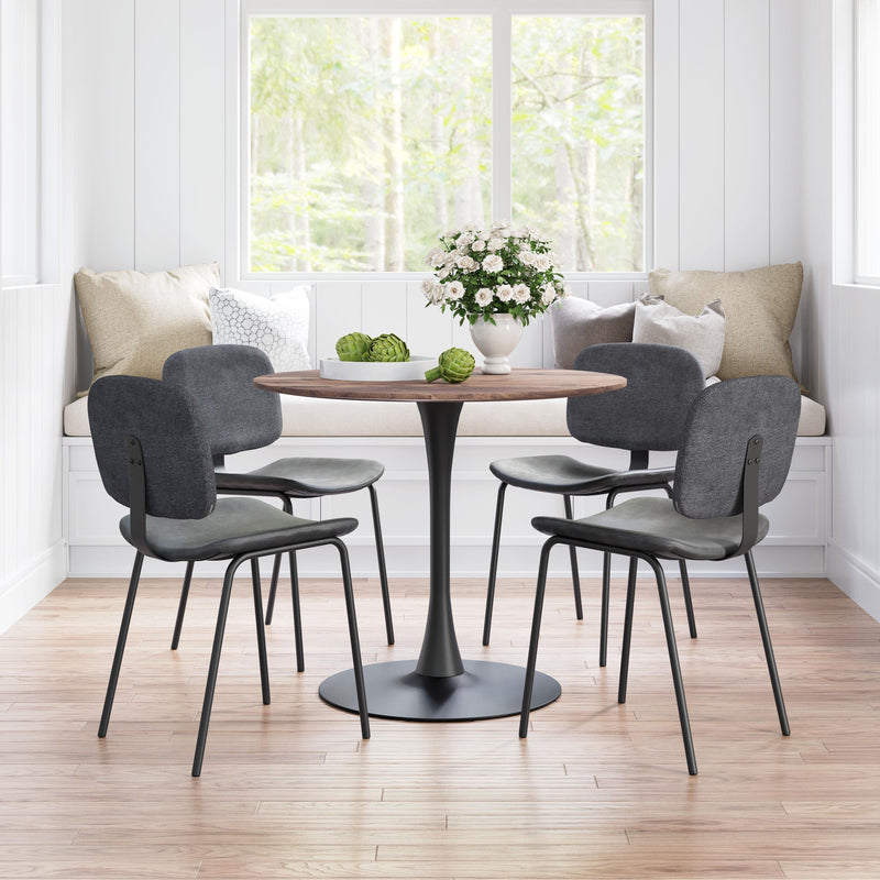 Zuo Round Opus Dining Table with Pedestal Base 101567 IMAGE 9