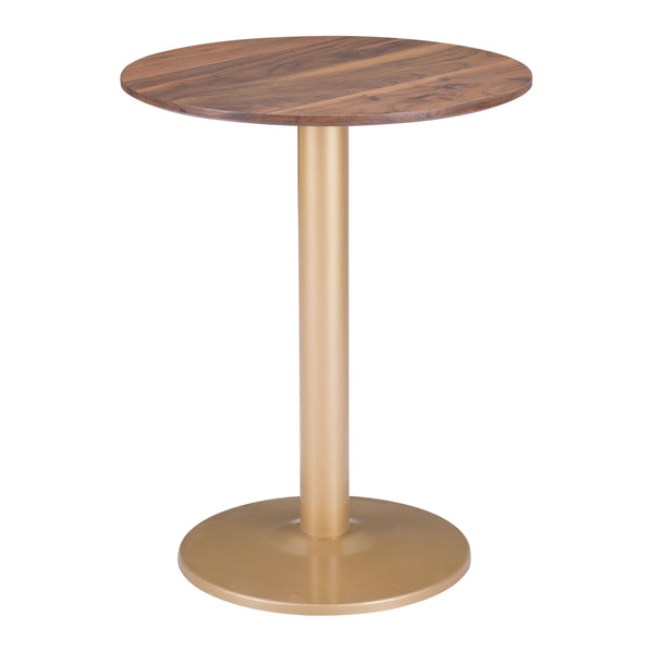 Zuo Round Alto Dining Table with Pedestal Base 101571 IMAGE 1
