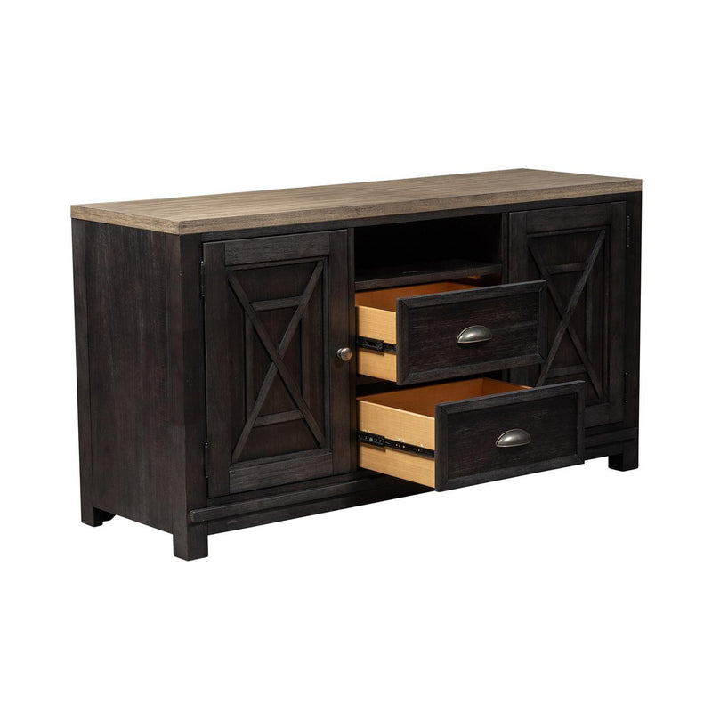 Liberty Furniture Industries Inc. Heatherbrook TV Stand with Cable Management 422-TV56 IMAGE 2