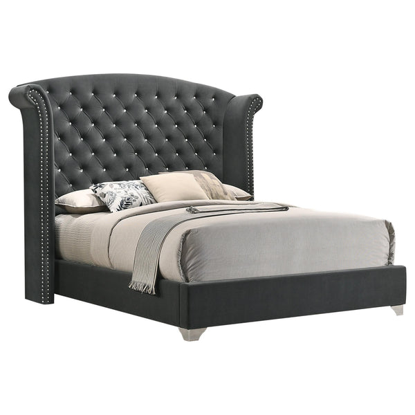 Coaster Furniture Melody California King Upholstered Platform Bed 223381KW IMAGE 1