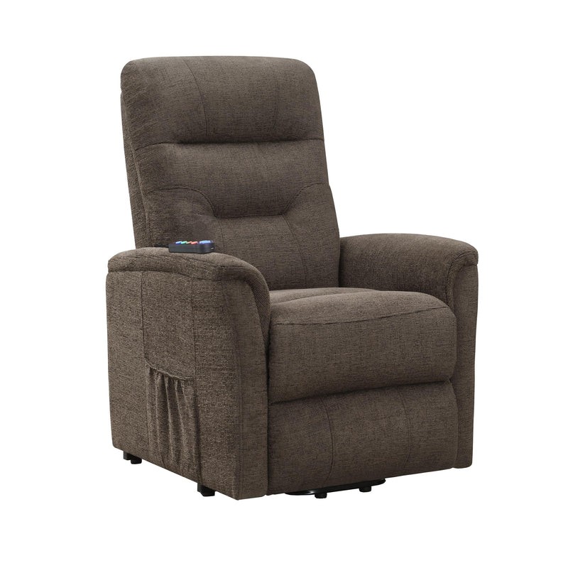 Coaster Furniture Fabric Lift Chair with Heat and Massage 609404P IMAGE 1