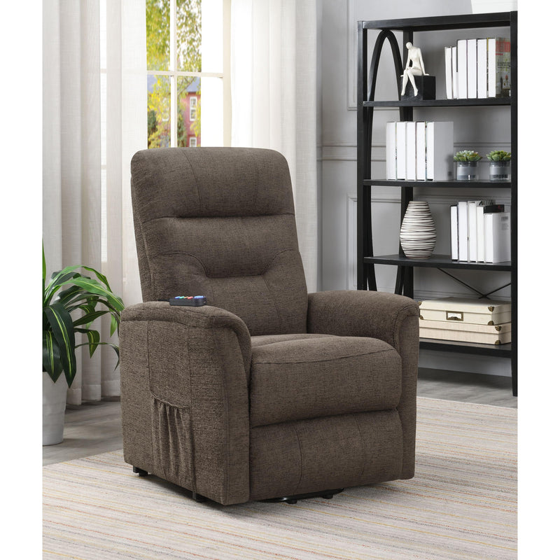 Coaster Furniture Fabric Lift Chair with Heat and Massage 609404P IMAGE 3