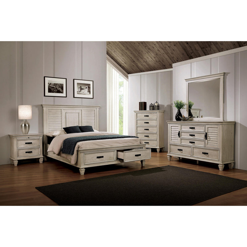 Coaster Furniture Franco Queen Panel Bed with Storage 205330Q IMAGE 2