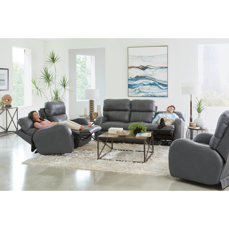 Catnapper Angelo Power Reclining Leather Match Sofa 64461 1273-58/3073-58 IMAGE 4