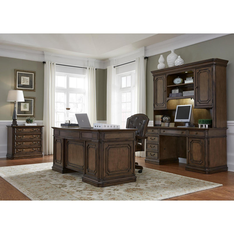 Liberty Furniture Industries Inc. Office Desks Desks With Hutch 487-HOJ-JEC IMAGE 7