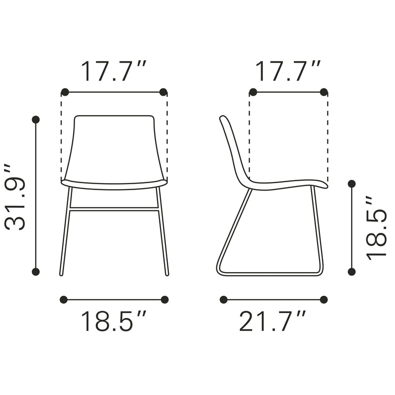 Zuo Jack Dining Chair 101956 IMAGE 10