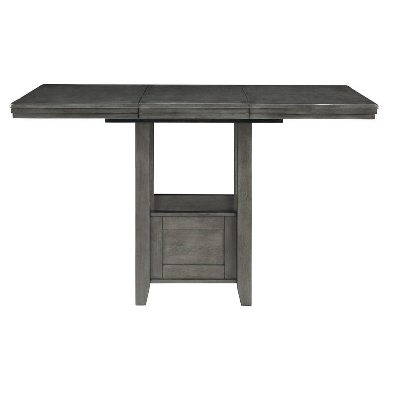 Signature Design by Ashley Hallanden Counter Height Dining Table with Pedestal Base D589-42 IMAGE 2