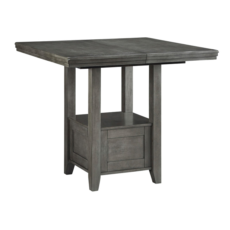 Signature Design by Ashley Hallanden Counter Height Dining Table with Pedestal Base D589-42 IMAGE 3