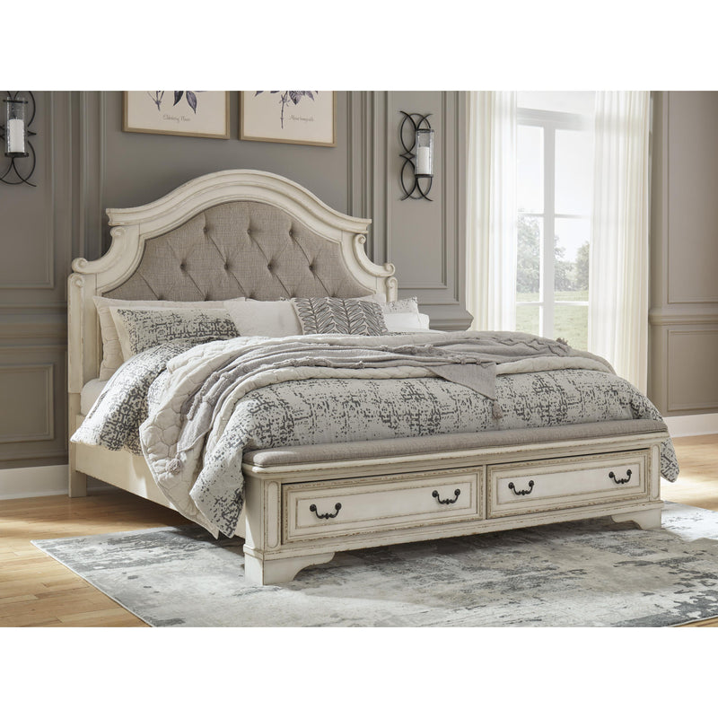 Signature Design by Ashley Realyn Queen Upholstered Panel Bed B743-57/B743-54S/B743-196 IMAGE 5