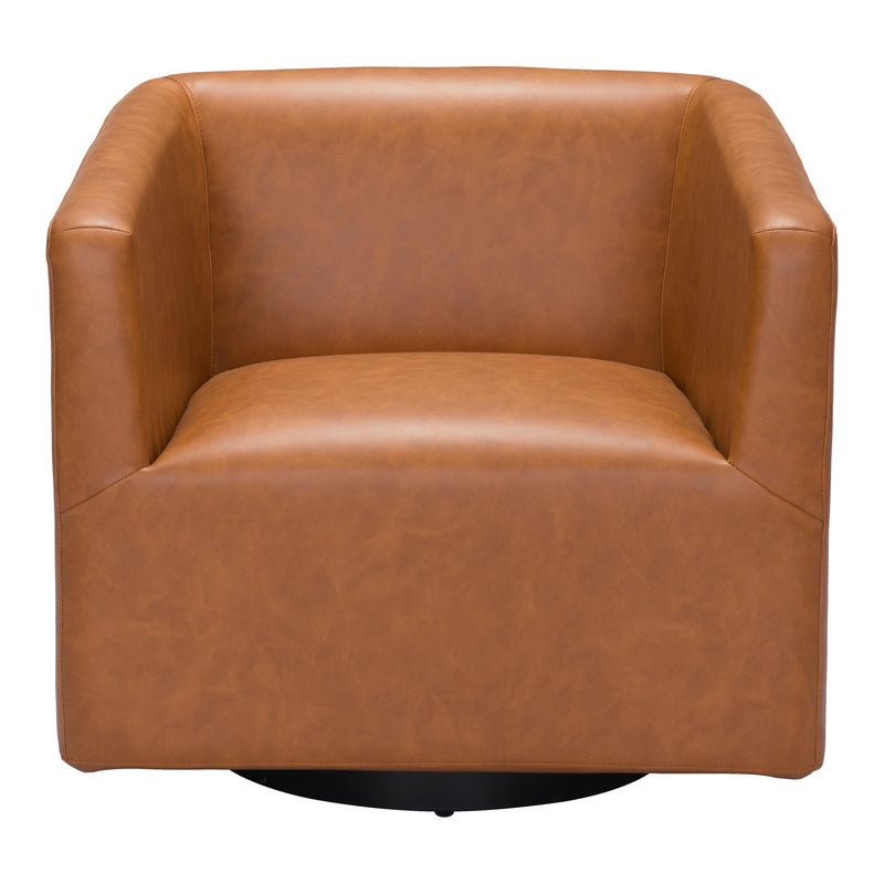 Zuo Brooks Swivel Polyurethane Accent Chair 102049 IMAGE 3