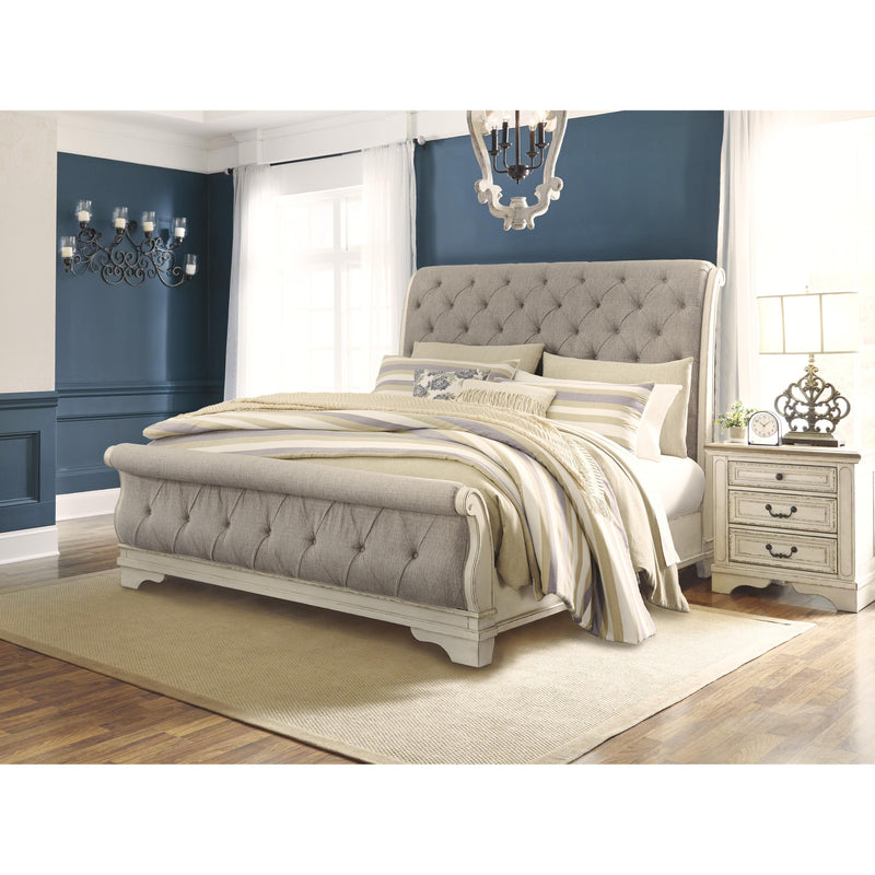 Signature Design by Ashley Realyn California King Upholstered Sleigh Bed B743-78/B743-76/B743-95 IMAGE 6