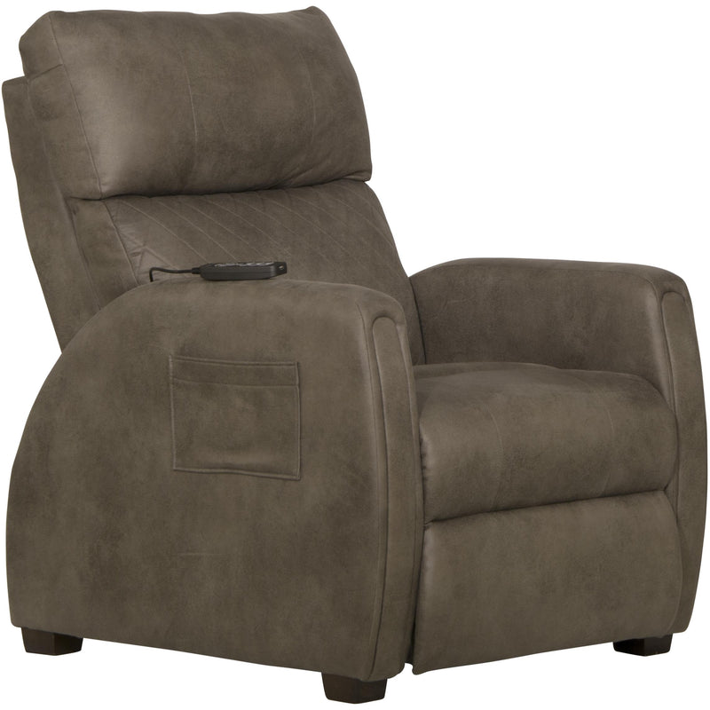 Catnapper Relaxer Power Fabric and Leather Look Recliner with Wall Recline 7641067 1276-19/1417-19 IMAGE 1