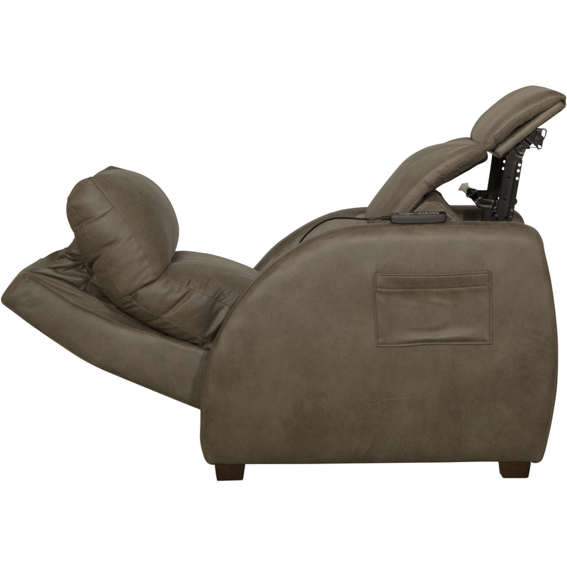 Catnapper Relaxer Power Fabric and Leather Look Recliner with Wall Recline 7641067 1276-19/1417-19 IMAGE 8