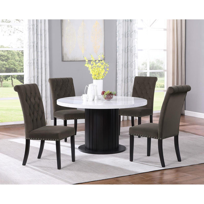 Coaster Furniture Round Sherry Dining Table with Pedestal Base 115490 IMAGE 6