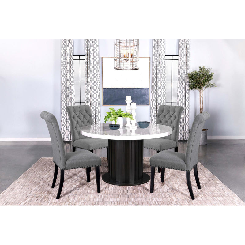 Coaster Furniture Round Sherry Dining Table with Pedestal Base 115490 IMAGE 8