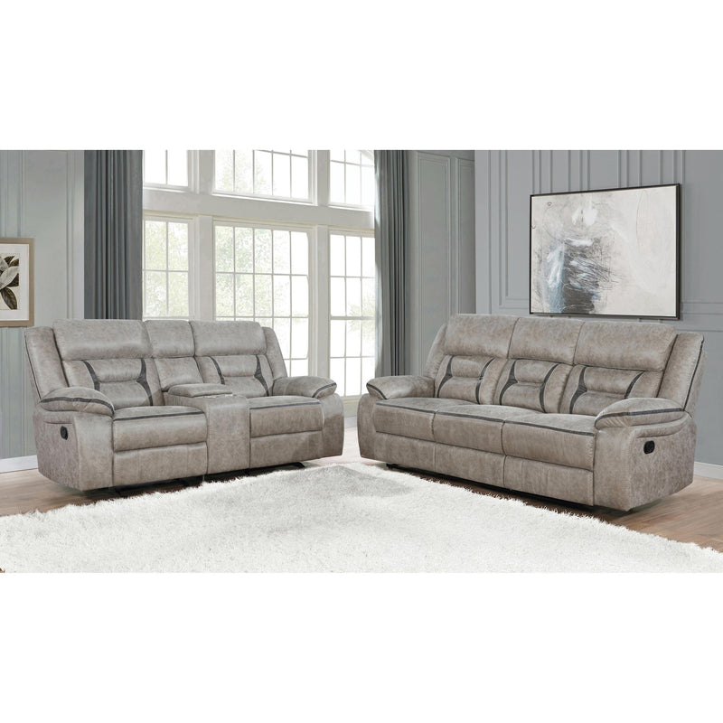 Coaster Furniture Greer Reclining Leatherette Sofa 651351 IMAGE 4
