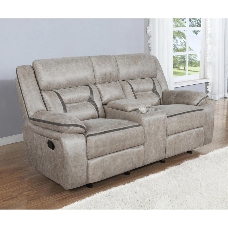 Coaster Furniture Greer Reclining Leatherette Loveseat 651352 IMAGE 5