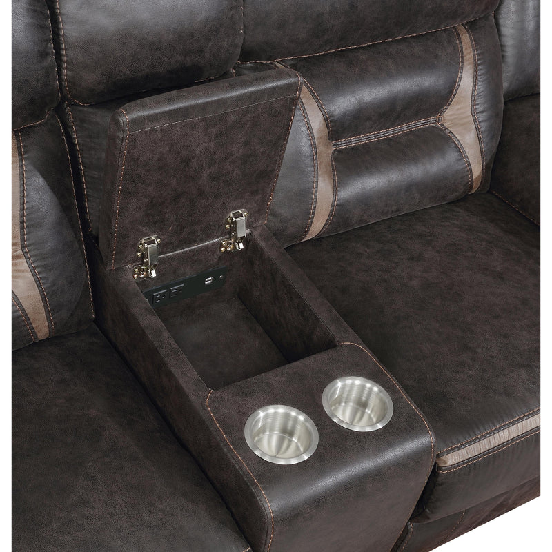 Coaster Furniture Greer Reclining Leatherette Loveseat 651355 IMAGE 7