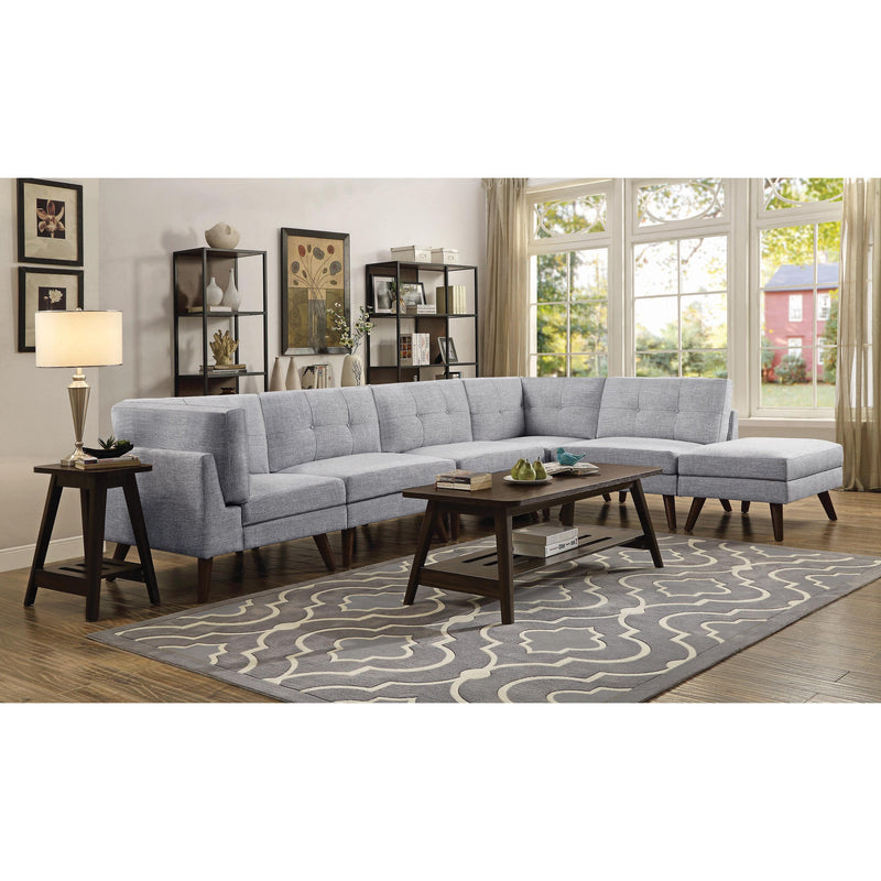 Coaster Furniture Churchill Fabric 6 pc Sectional 551301/551301/551302/551302/551302/551303 IMAGE 2