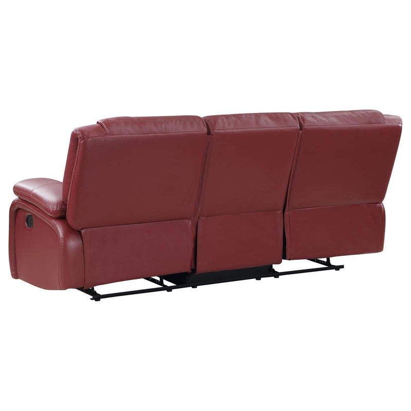 Coaster Furniture Camila Reclining Leatherette Sofa 610241 IMAGE 5