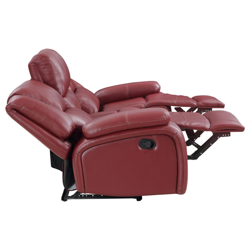 Coaster Furniture Camila Reclining Leatherette Sofa 610241 IMAGE 6