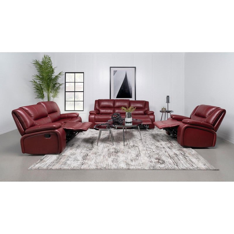 Coaster Furniture Camila Reclining Leatherette Sofa 610241 IMAGE 7