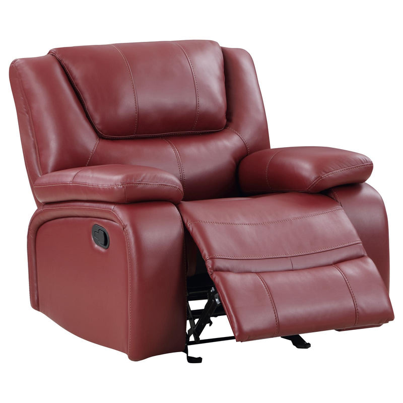 Coaster Furniture Camila Glider Leatherette Recliner 610243 IMAGE 3