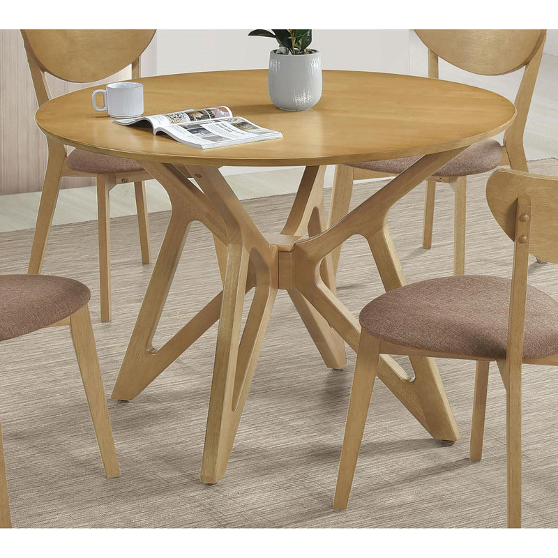 Coaster Furniture Round Elowen Dining Table 108440 IMAGE 2